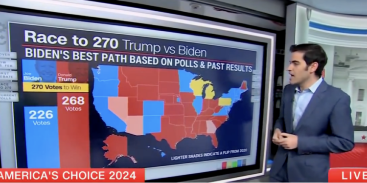 ‘Look How Tight They Are’: CNN’s Harry Enten Says Biden’s Best Path To Victory Comes Down To Three States